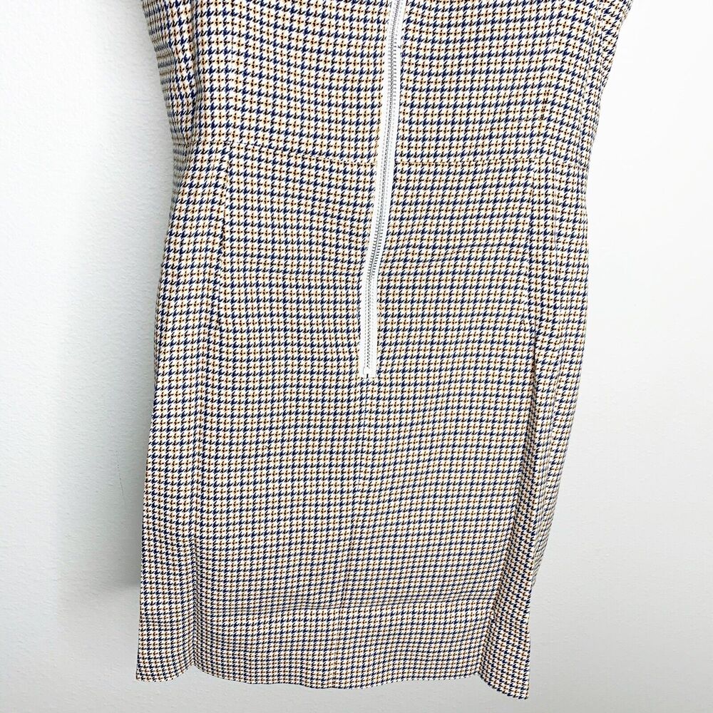 VERONICA BEARD 10 Sonny Plaid Lace Trim Slip Dress Mini Short Spaghetti Strap - Picture 10 of 11